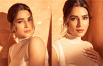 Kriti Sanon’s golden hour moment in ivory co-ord set is every girl’s dream; See pics